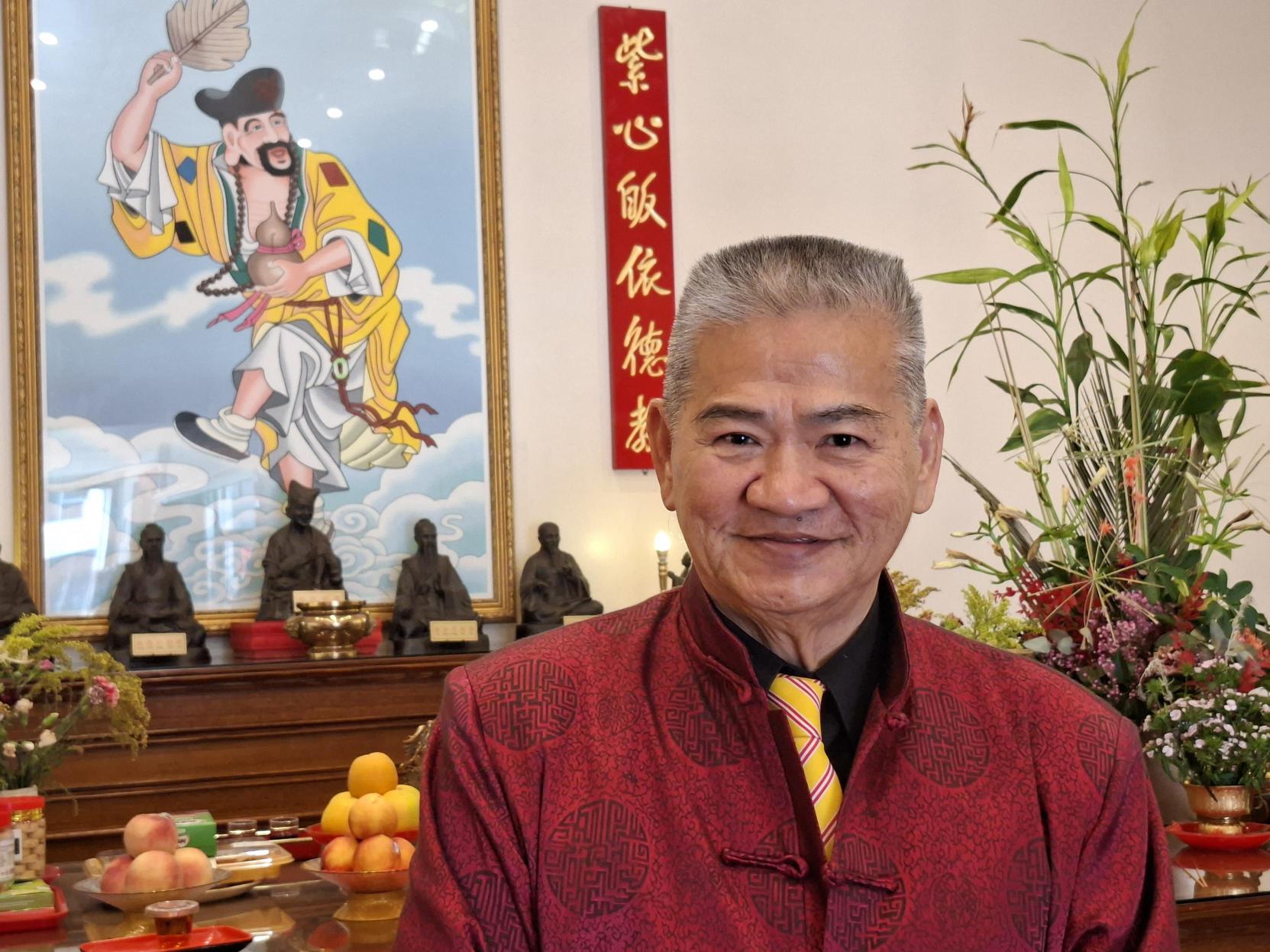 Stephen Chaw, president of a Chinese seniors organisation